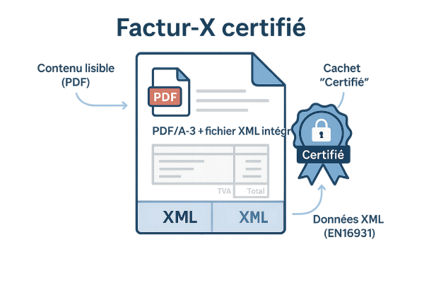 Génération de factures Factur-X désormais disponible !