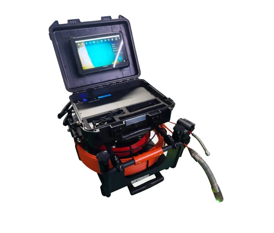 Configuration de valise d&rsquo;inspection cam&eacute;ra avec ordinateur embarqu&eacute;